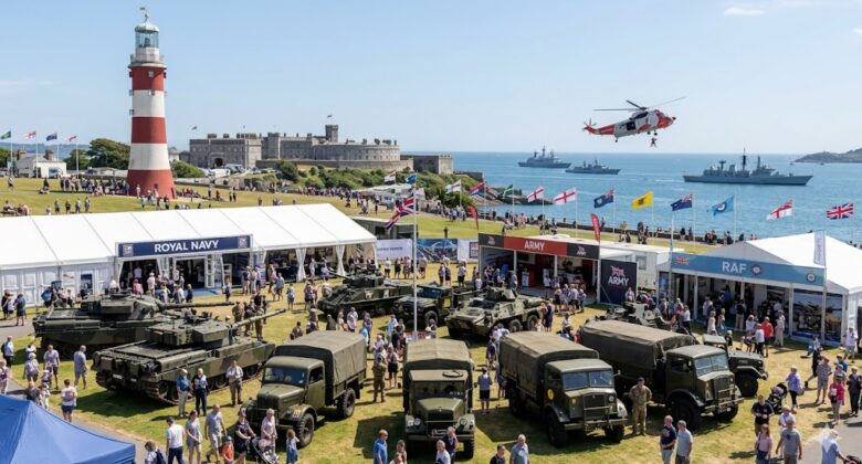 armed forces day plymouth hoe uk