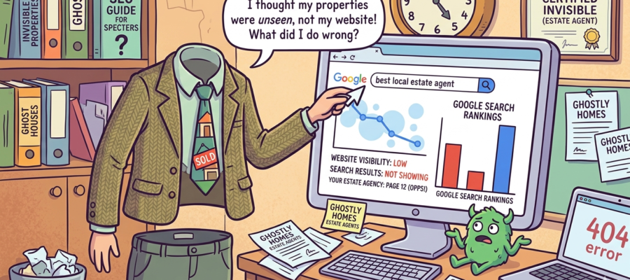 invisible website estate agents plymouth google business profile