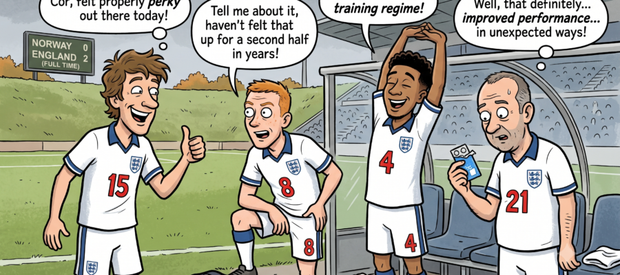england players take viagra beat norway 2 - 0 in Miami. I said prediction mot erection