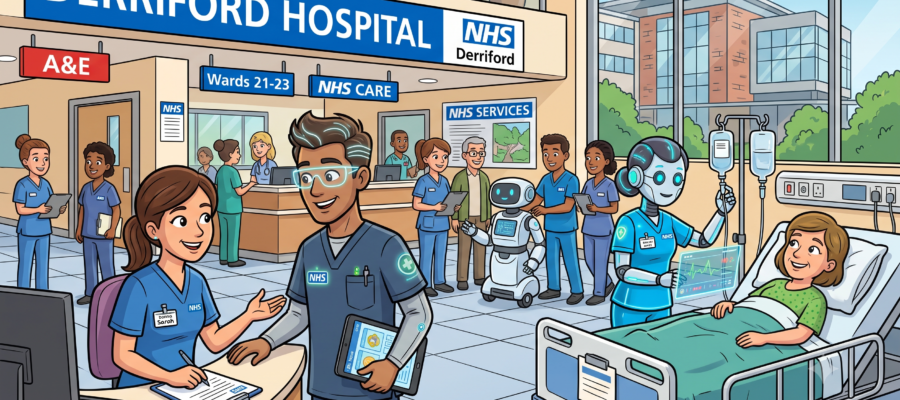 nhs uk plymouth derriford hospital ai for a diagnoses